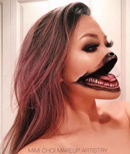 Beste Op dit Instagram-account vind je de meest bizarre schmink-voorbeelden JK-31