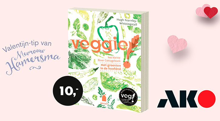 Win 5x het boek Veggie! (Getipt door Mevrouw Hamersma)