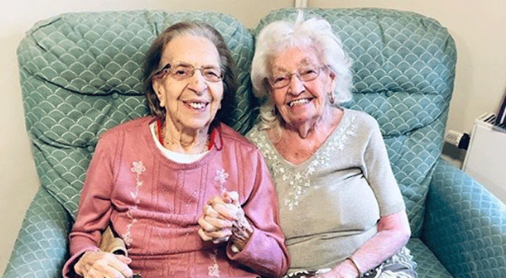 Ontroerend: Olivia en Kathleen zijn al tachtig jaar vriendinnen
