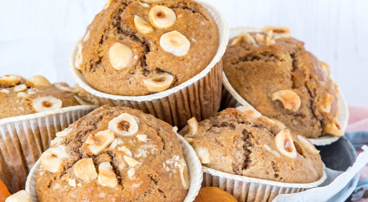 Recept voor abrikoos-hazelnoot muffins van Laura's Bakery