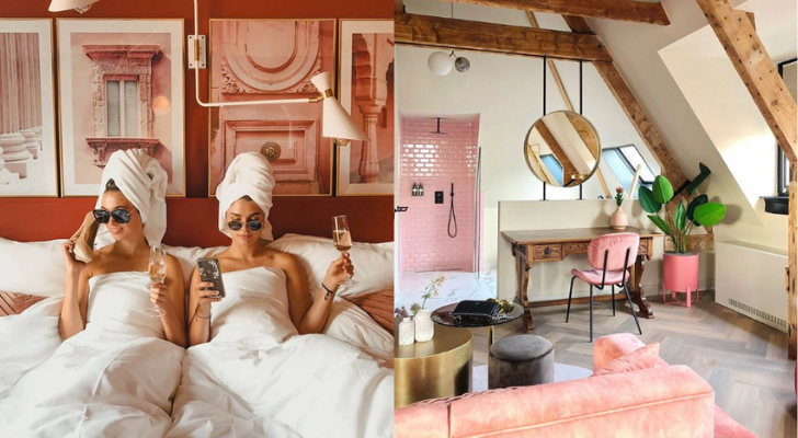 Dit knalroze hotel in Utrecht is perfect voor een vriendinnenweekend
