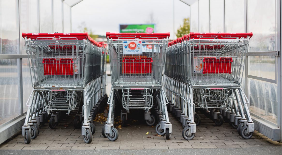 Winkelkarretje Afstand Houden