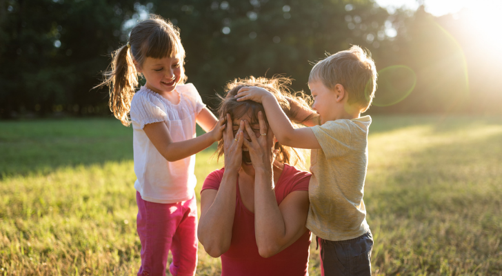 moeder kinderen