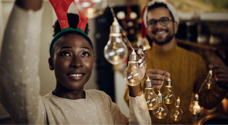 Besparen op kerstverlichting