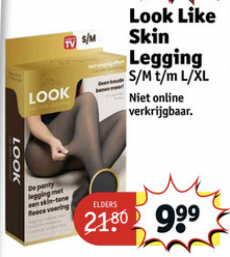 Oprichter evenaar server De panty legging met huidskleur fleecevoering is perfect voor koukleumen