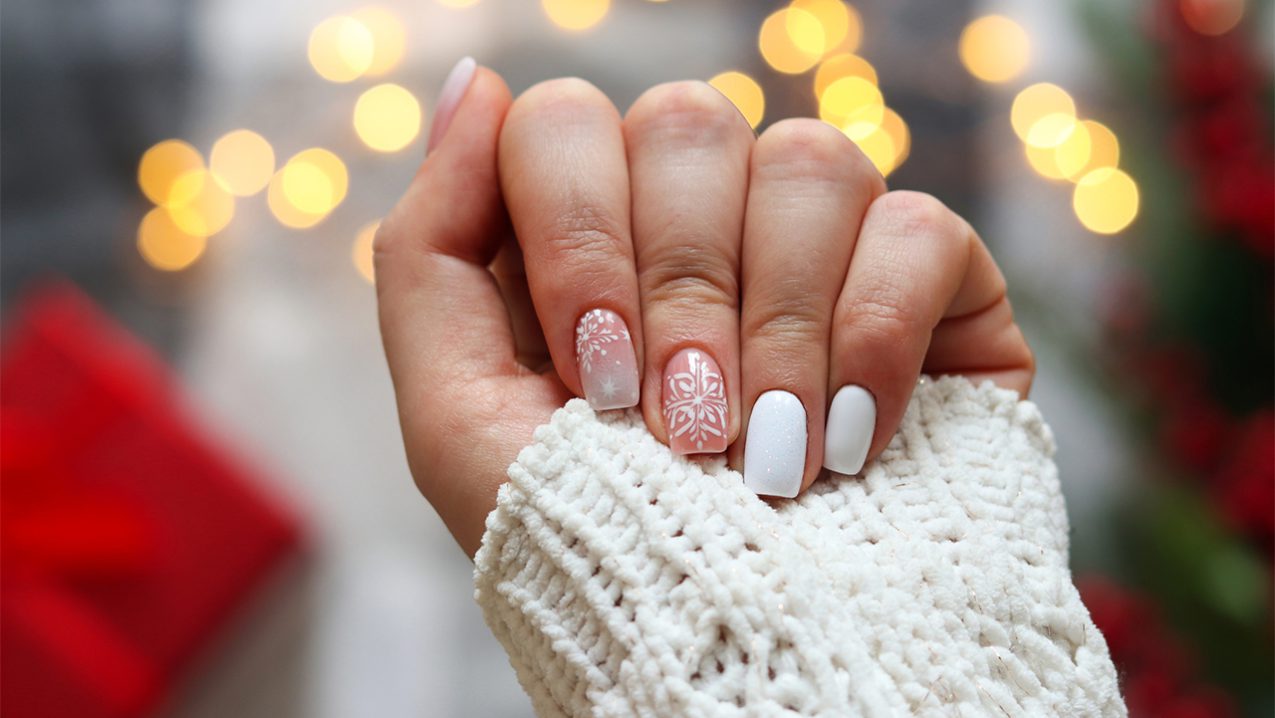 nail art voor kerst