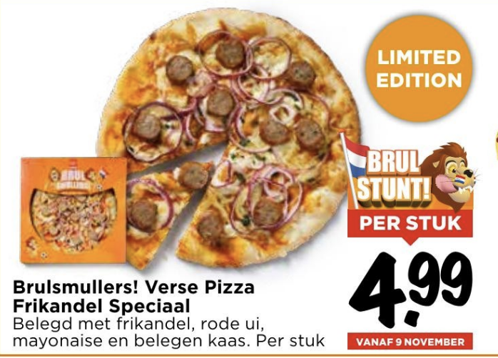 Pizza Frikandel Speciaal