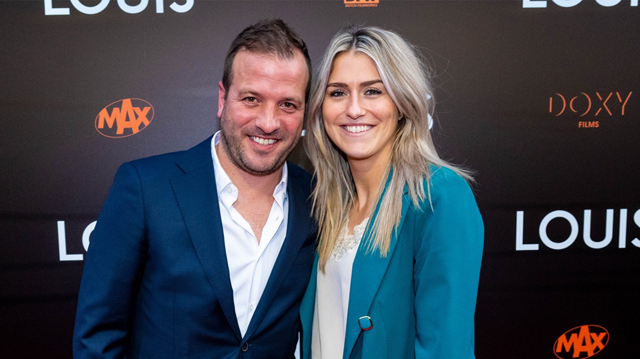 Rafael Van Der Vaart Met Zijn Partner Estavana Polman