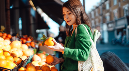 groenten en fruit op de markt