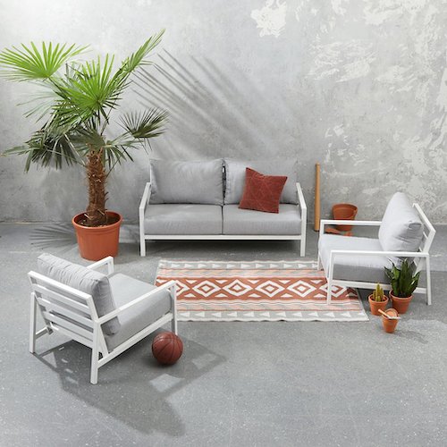 Wehkamp Home Loungeset London Wit 