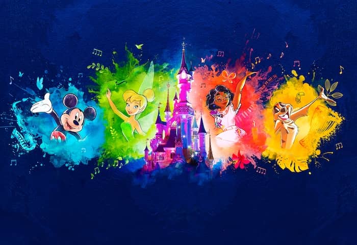 Disney Symphony Of Colors Disneyland Paris