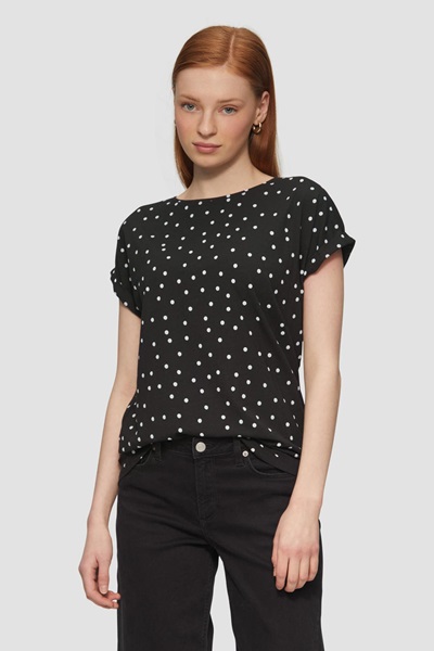 Q S By S Oliver T Shirt Zwart Zwart 4099586767151 (1)
