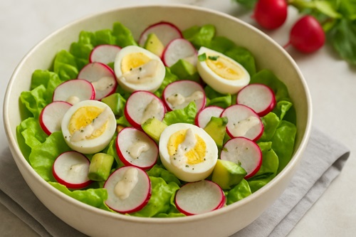 Salade Radijsjes Ei