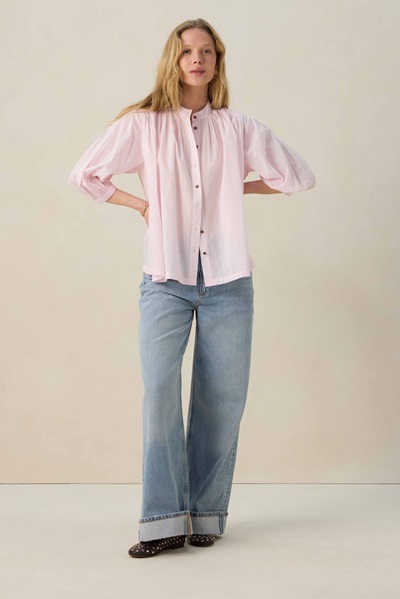 Blouse Met Pofmouwen