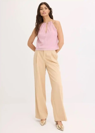 Cropped Top Metalic