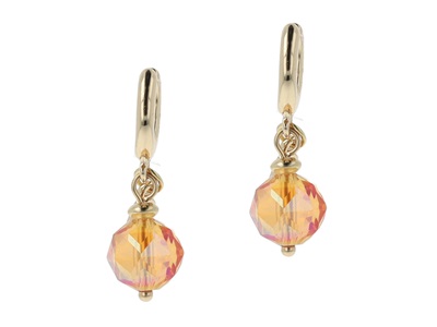 Oorbellen Orange Opal