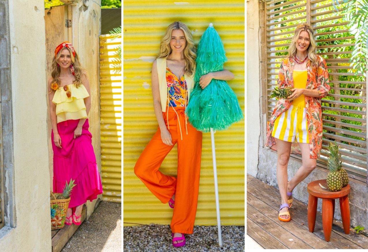 Felle Kleuren En Fleurige Prints