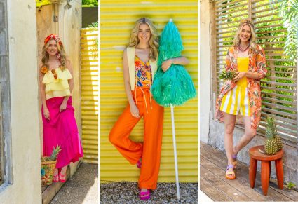 Felle Kleuren En Fleurige Prints