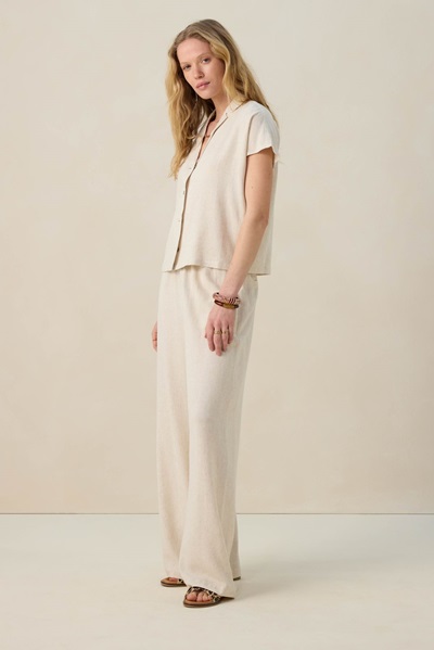 Linnen Broek High Waist