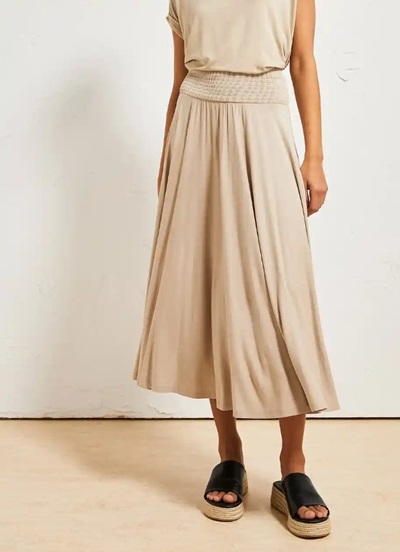 Luchtige Rok Van Soepele Viscose