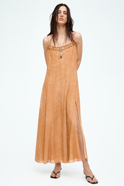 Strappy Jurk Van Chiffon