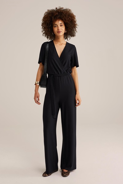 We Fashion Zwart Jumpsuit Zwart 8721128414617