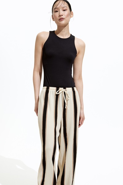 Wijde Pull On Broek