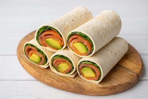 Wraps Met Gerookte Zalm