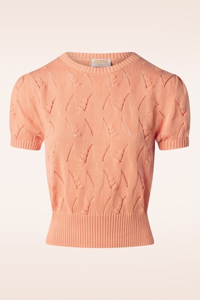 270277 Topvintage Boutique 52559 Top Peach Lana Knitted 241203 001w Large