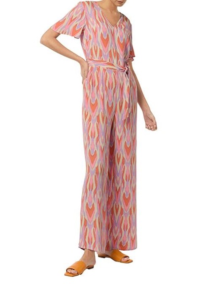Komma Jumpsuit White Beach En Fietsproof Outfits