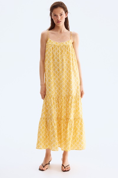 Maxi Jurk Met Strikbandjes