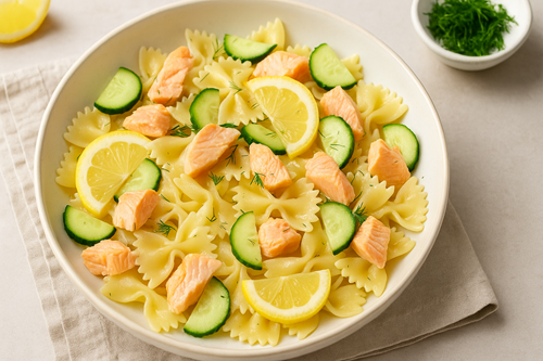 Pastasalade Zalm Citroen