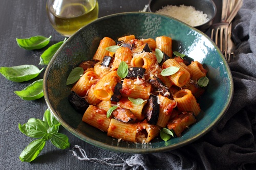 pasta caponata