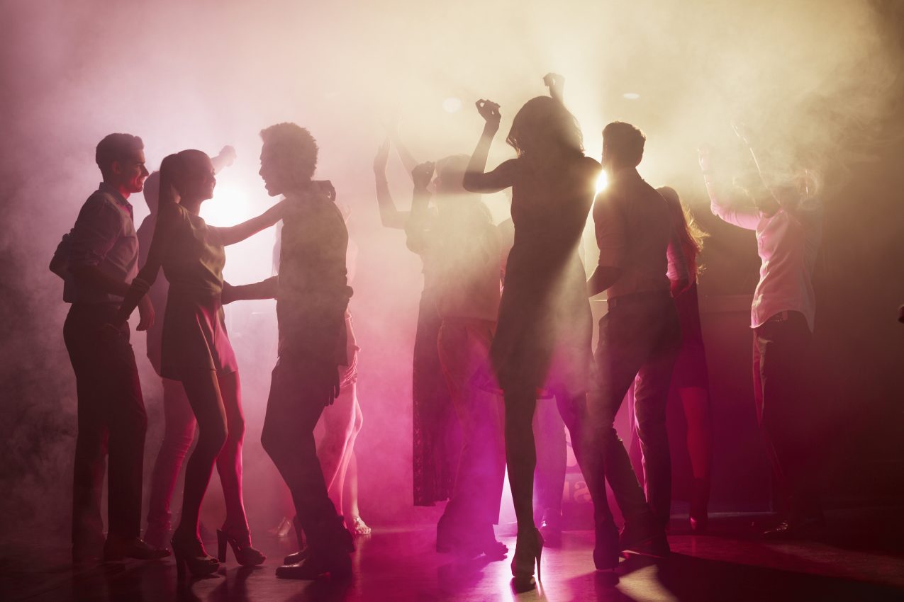 People Dancing At Nightclub