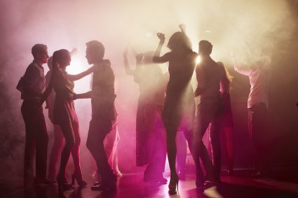 People Dancing At Nightclub