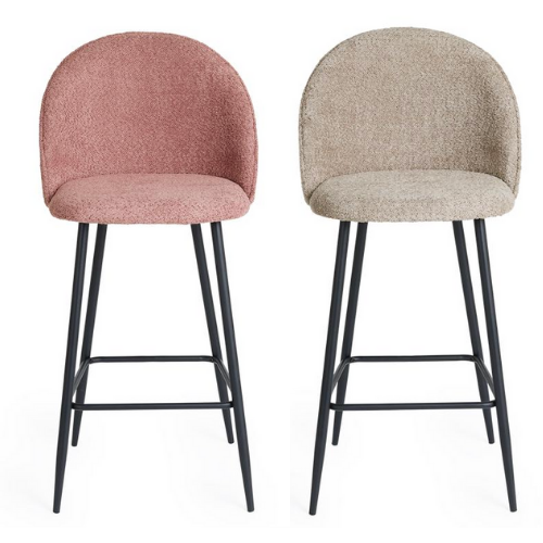 Set Van 2 Barkrukken Boucle