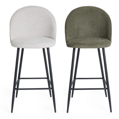 Set Van 2 Barkrukken Chenille