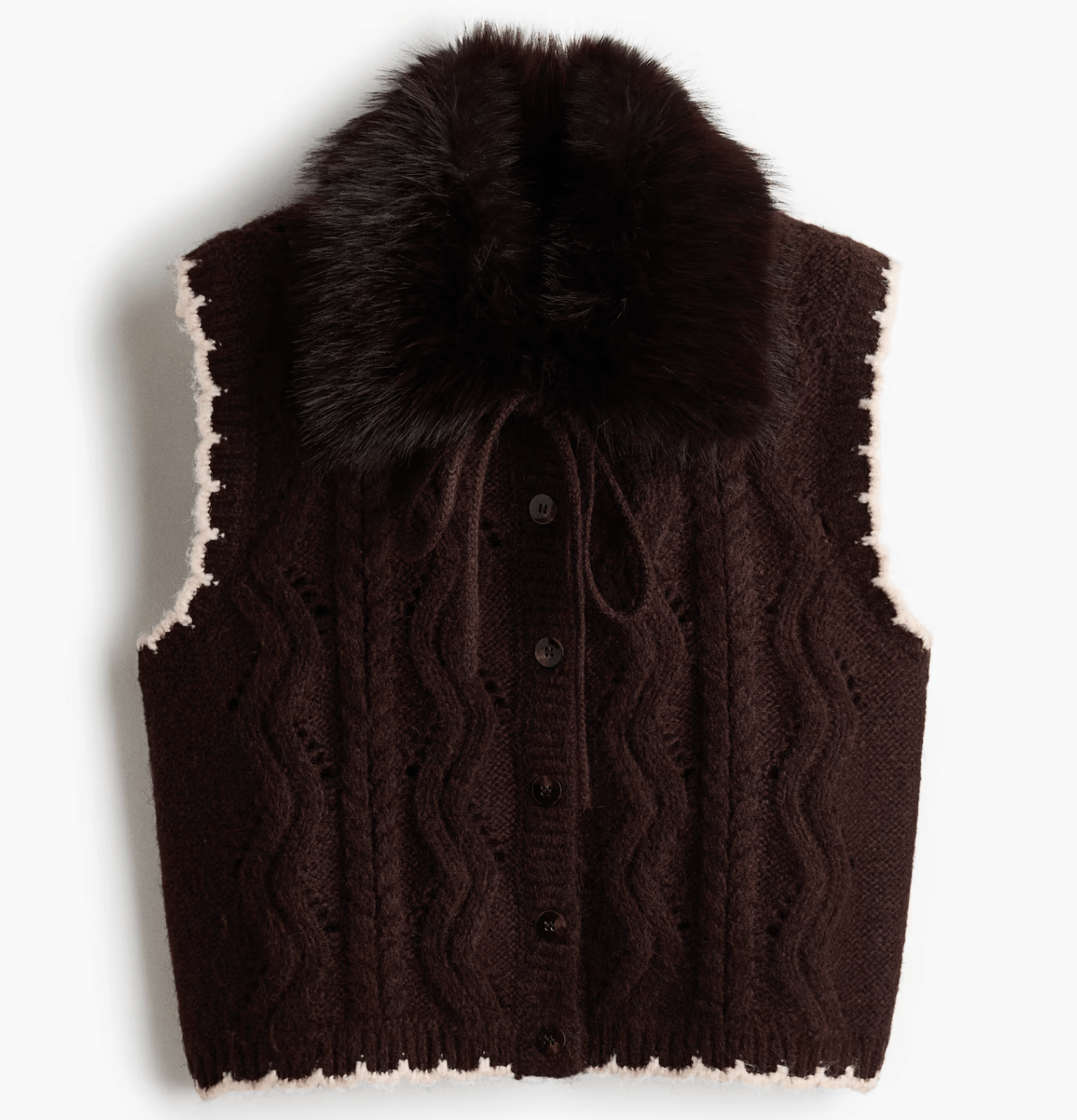Zwarte Zachte Gilet