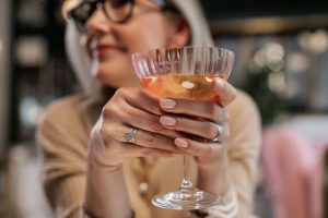 Vrouw Glas Alcohol