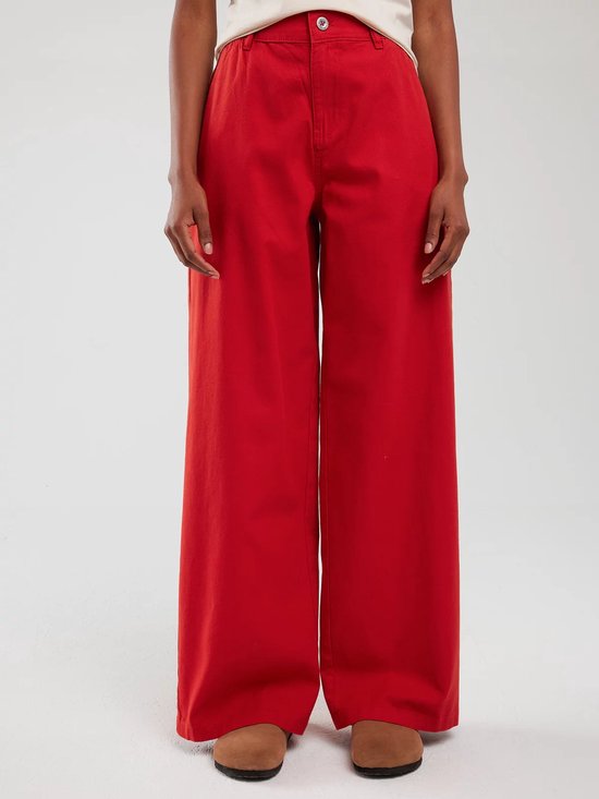 Rode Gekleurde Broek