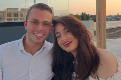 Jan Bauer en vriendin Danique