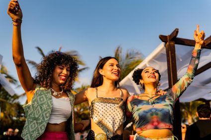 Vriendinnen op een festival - uitjes