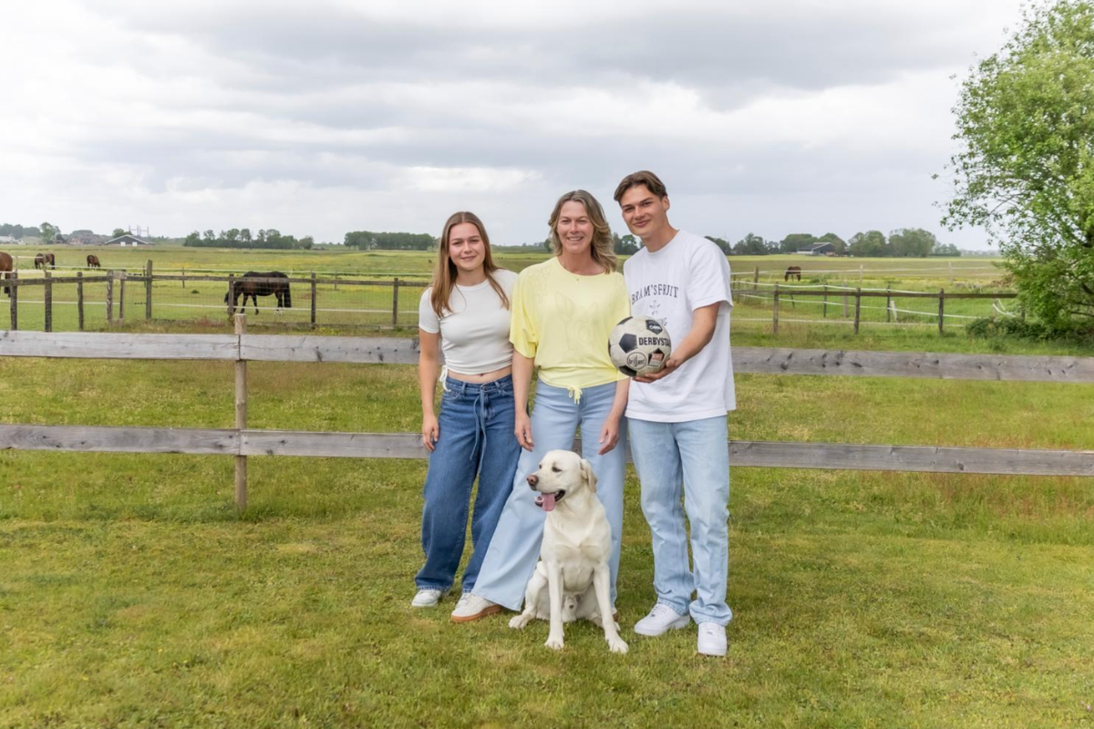 Marjan heeft twee kinderen die voetballen bij een profclub