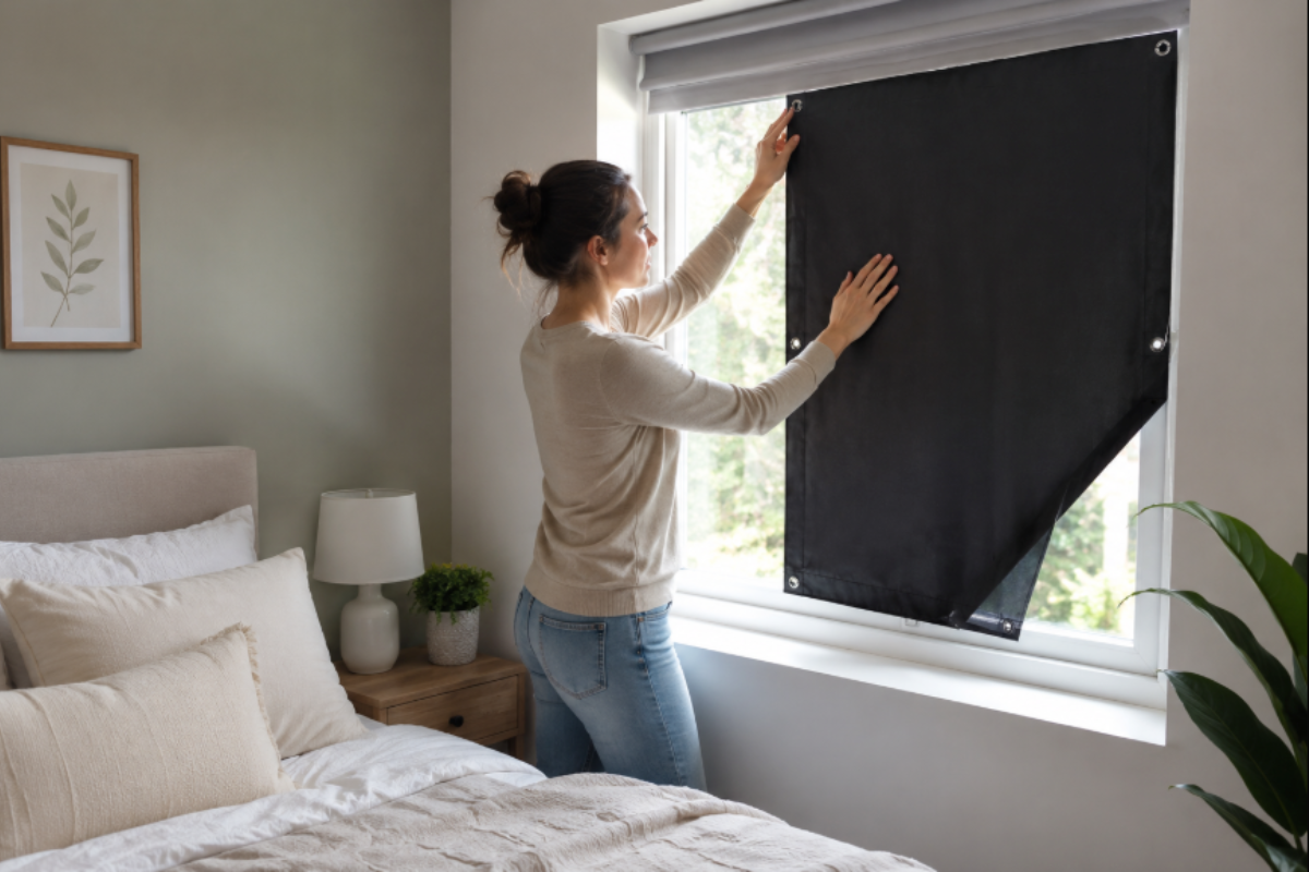 Geen airco? Met dit handige zonnescherm met zuignappen houd je de hitte voortaan buiten