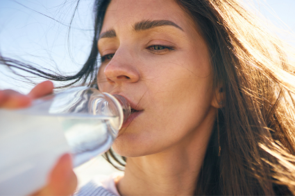 Water drinken