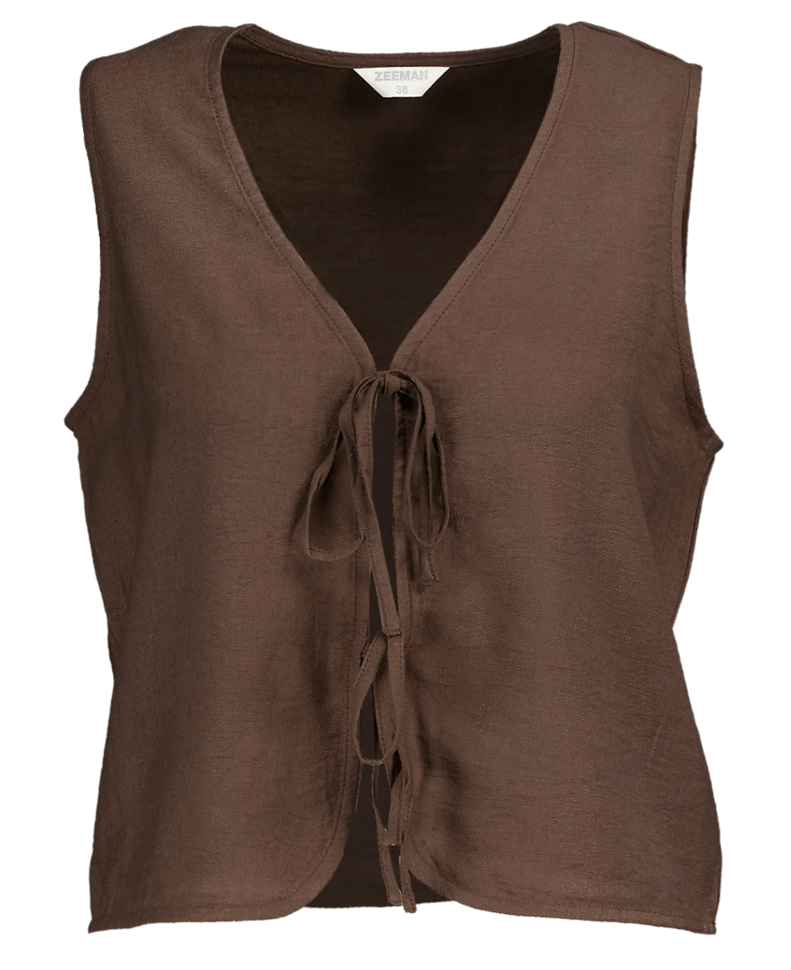 Zeeman Blouse Zwart Bruin Wit