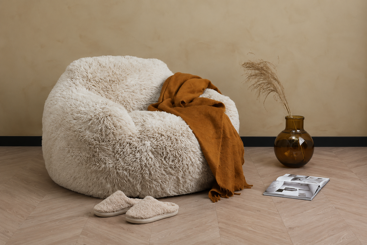 Faux fur loungestoel Action