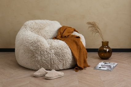 Faux fur loungestoel Action
