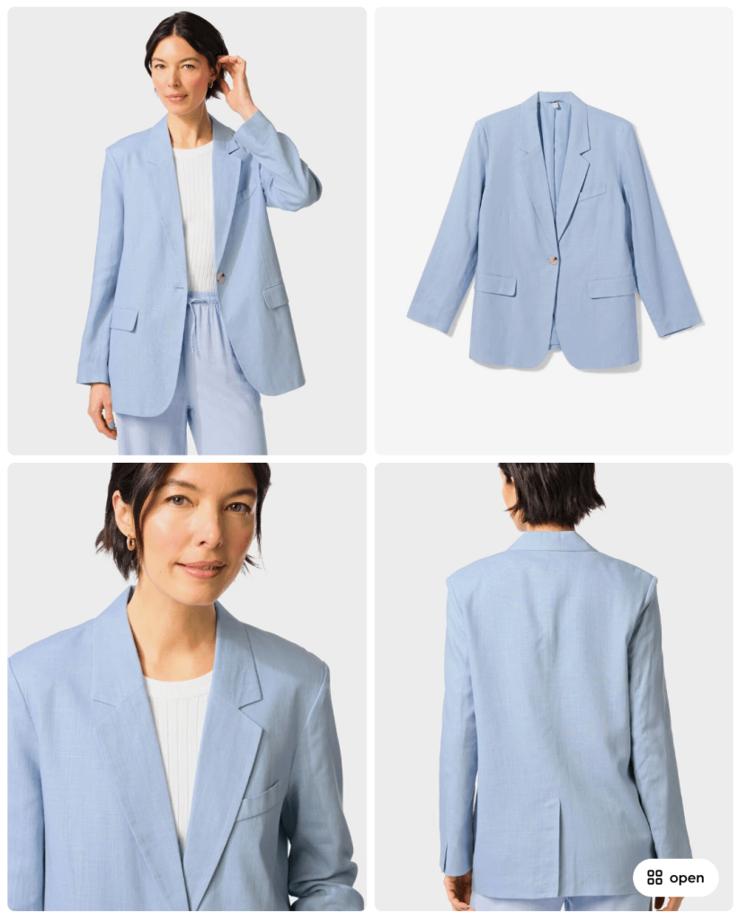 Hema Blazer Lichtblauw