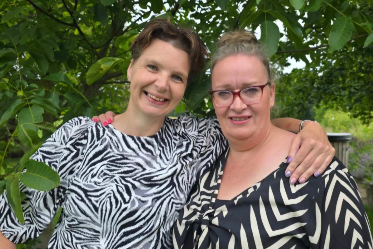 Hartsvriendinnen Karin en Jolanda